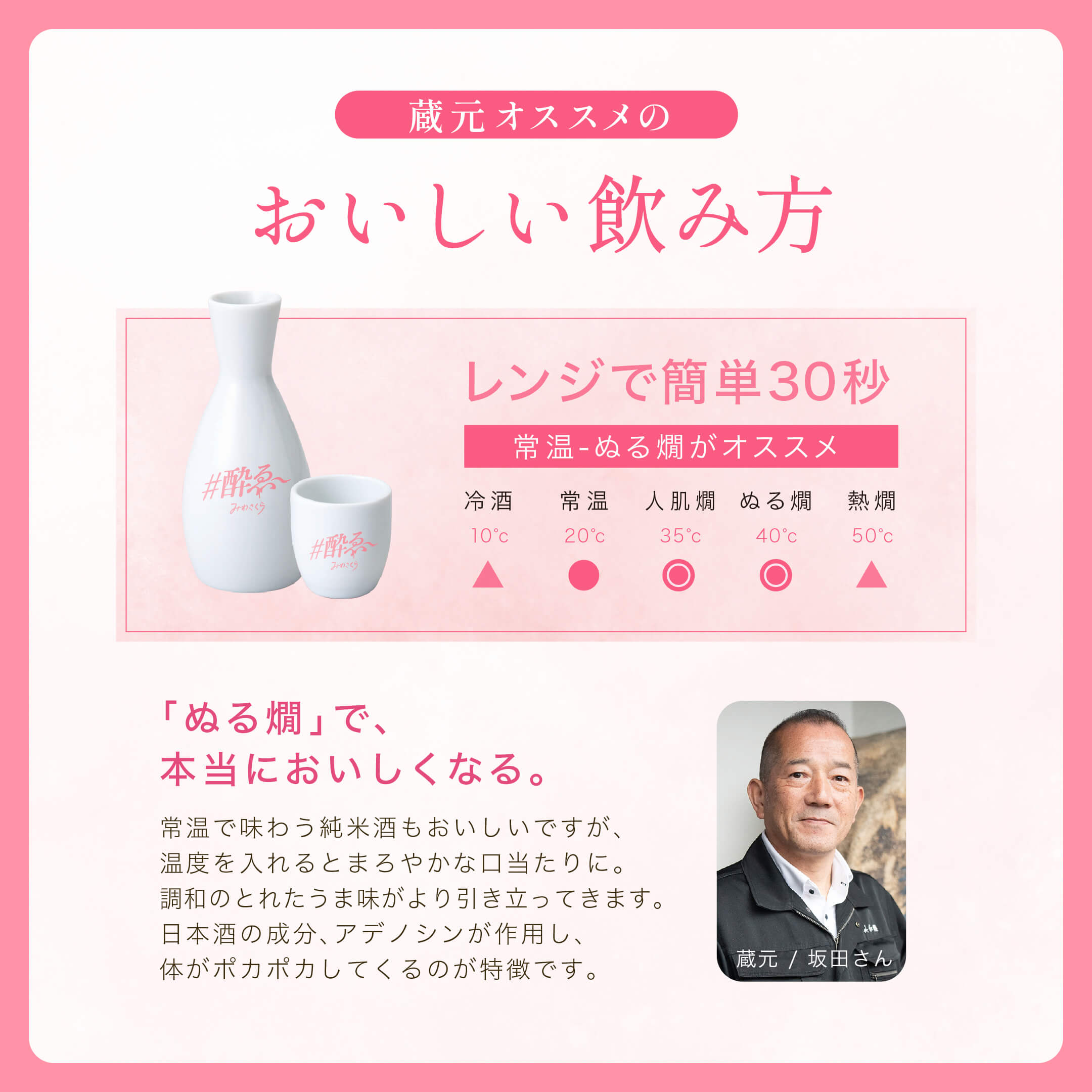 純米酒 みわさくら 2本 (化粧箱付)